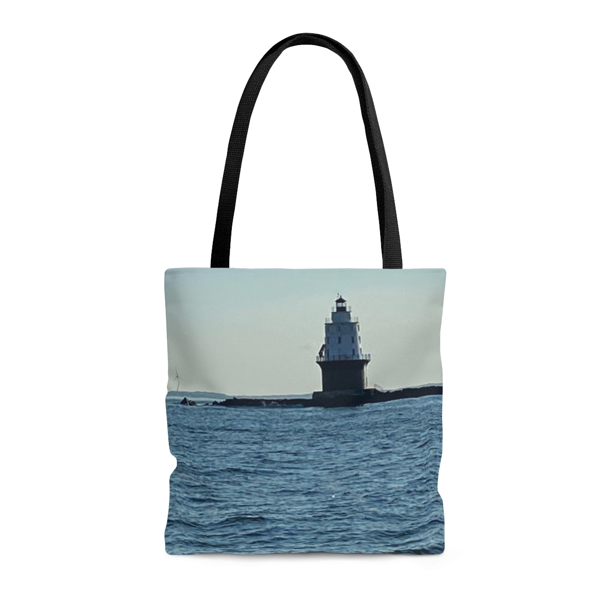 NN AOP Tote Bag Lighthouse Sky & Blue Water