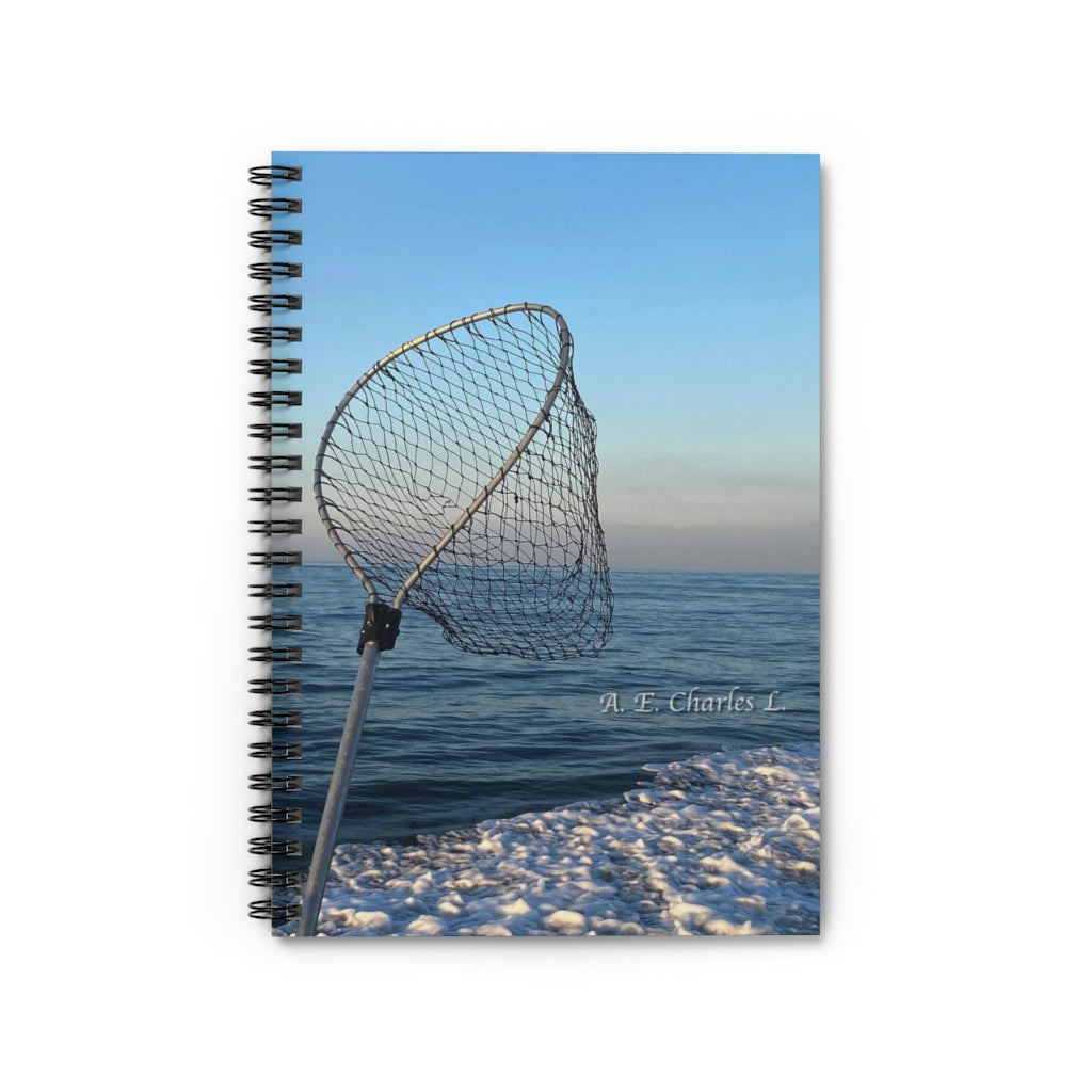 Spiral Notebook - Ruled Line High Flying Fishing Net