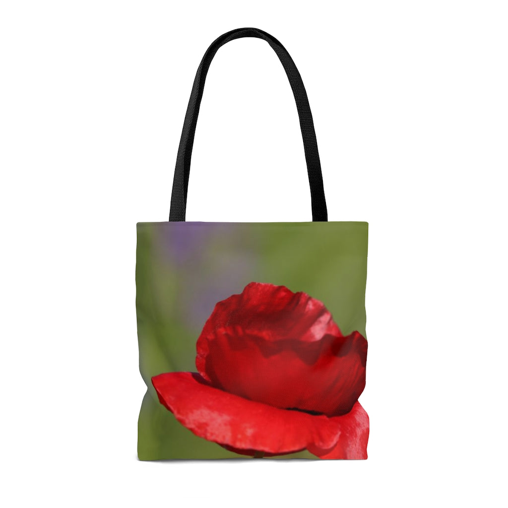 NN AOP Tote Bag Red Shimmer Flower