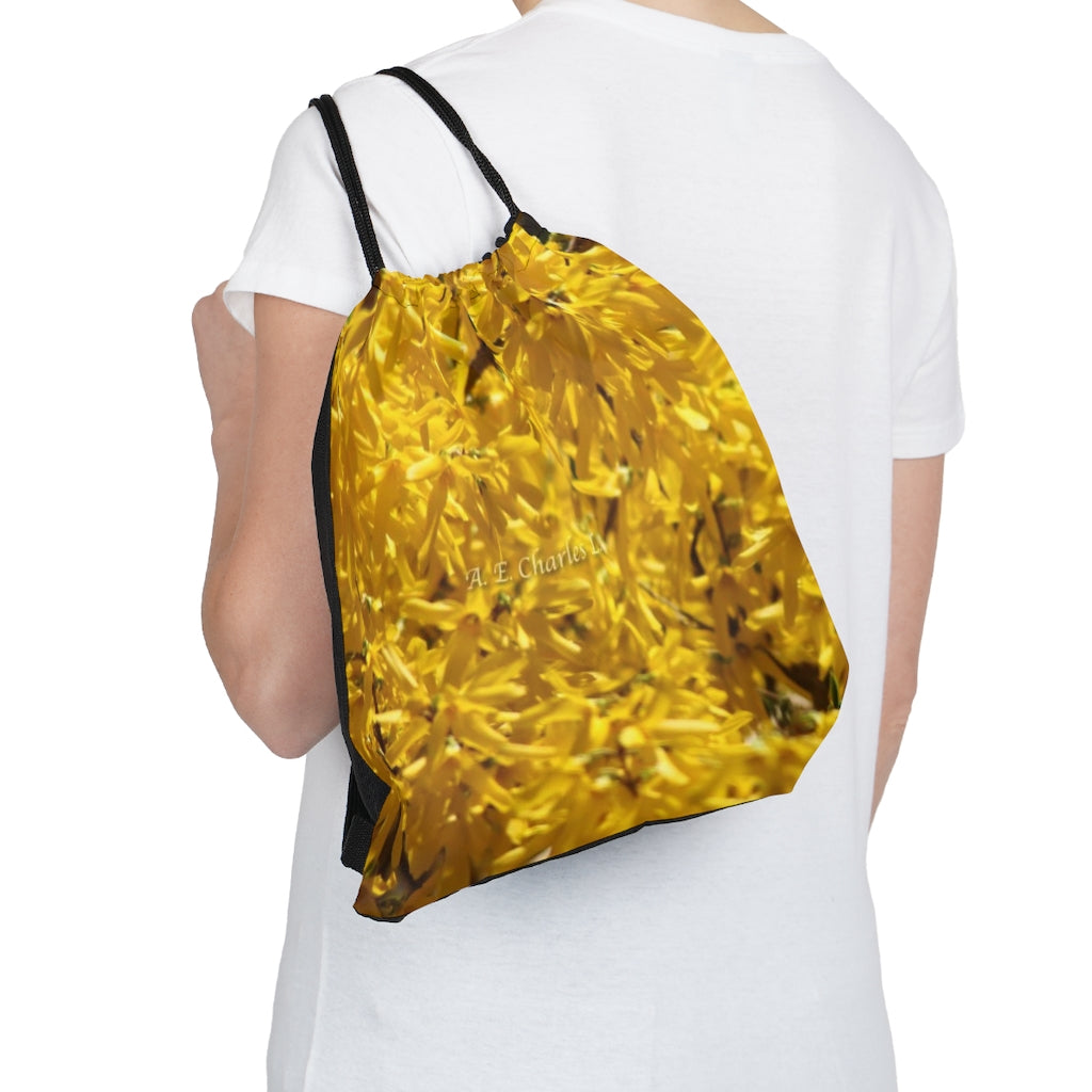 Outdoor Drawstring Bag Forsythia