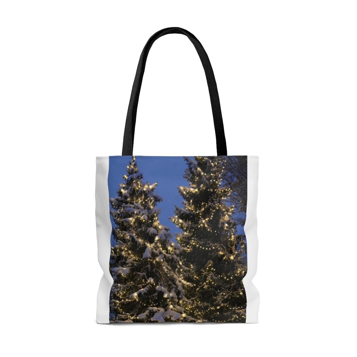 NN AOP Tote Bag Christmas Lit Trees