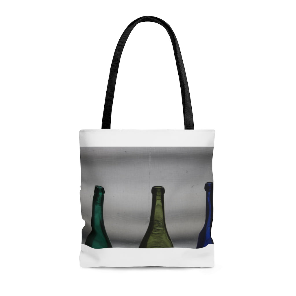 NN AOP Tote Bag Greens & Blue Bottles