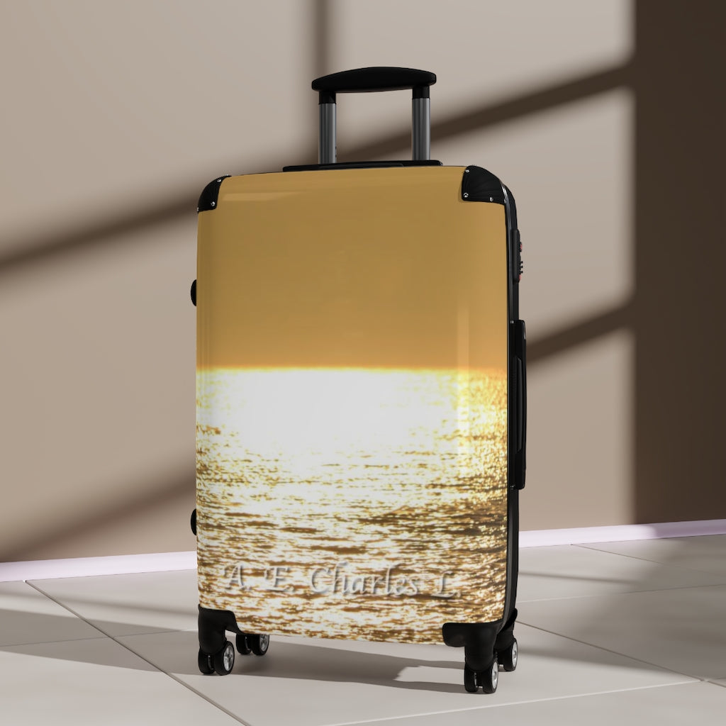 Suitcases Golden Sky & Ocean