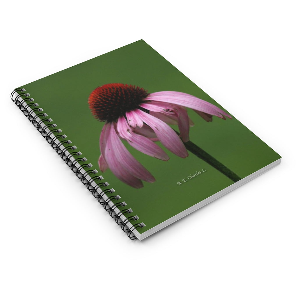 Spiral Notebook - Ruled Line Pink BES